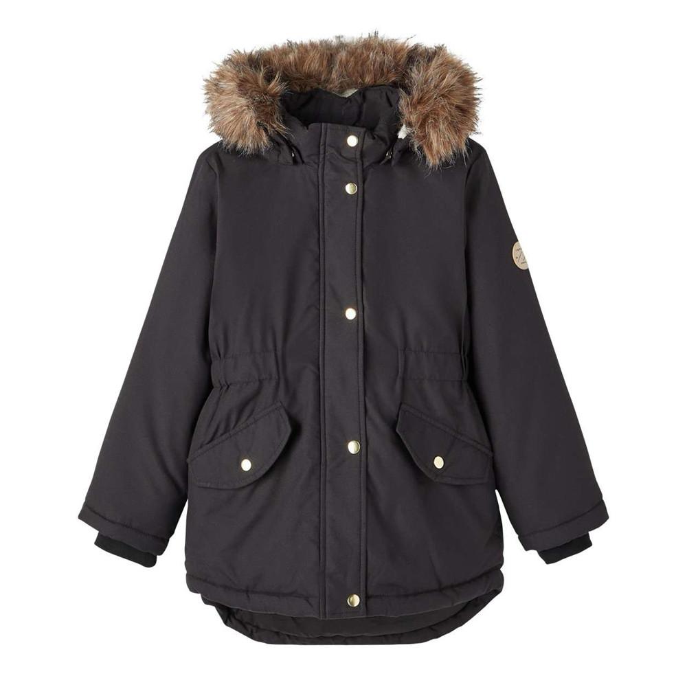 Name it Manteau Noir Fille Name it Marlin