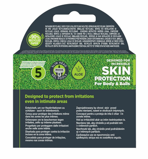 Wilkinson Hydro Trim & Shave Skin Body & Balls Mesjes 3ST
