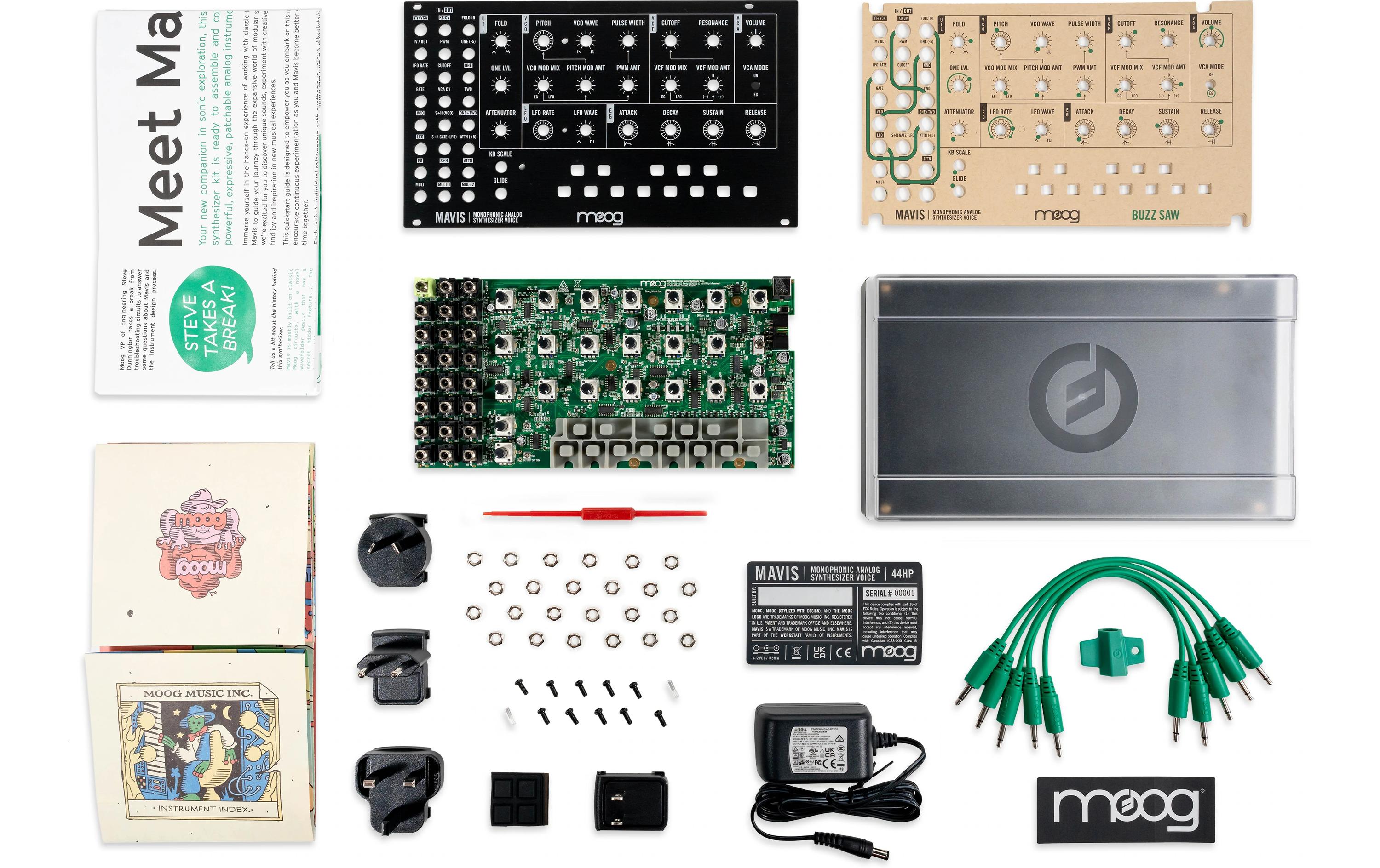 Synthesizer Mavis Bausatz<br>Monophon analog Synthesizer Kit