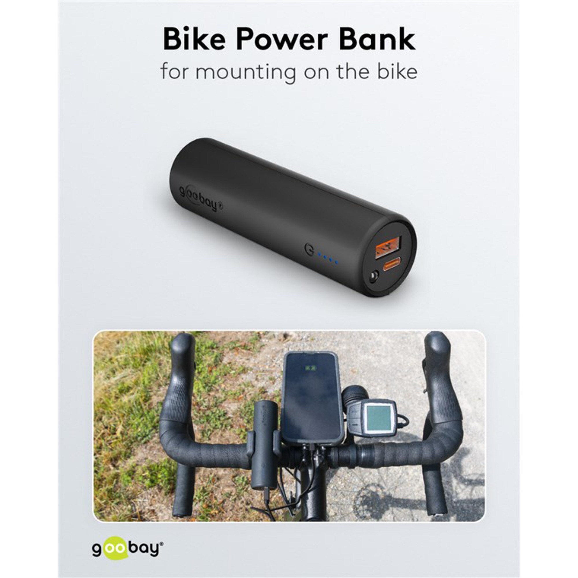 goobay Powerbank Bike-Powerbank 5.0