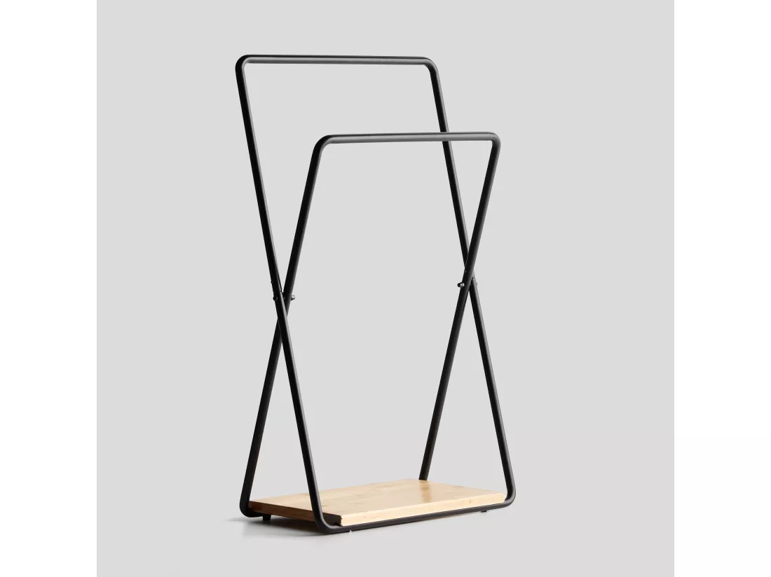 Support Zenos noir moyen 82 x 50 x 24.5