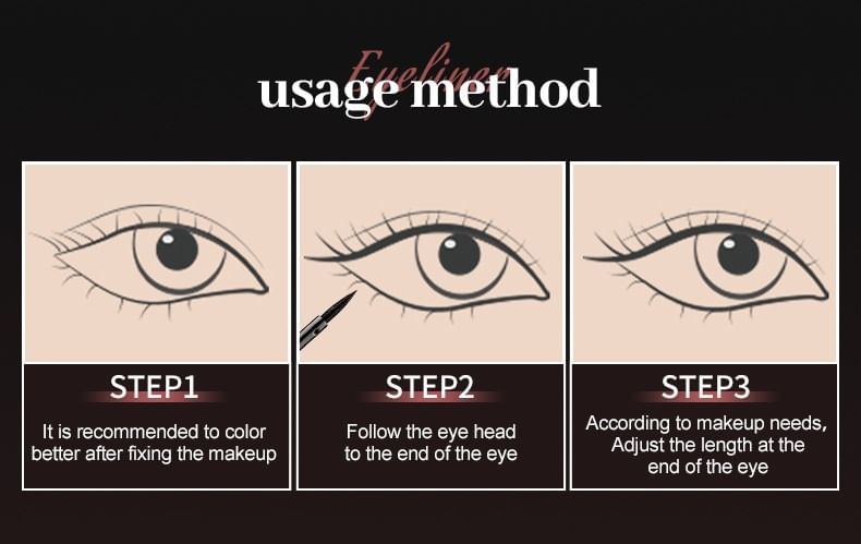 IMAGIC - Waterbestendige vloeibare eyeliner