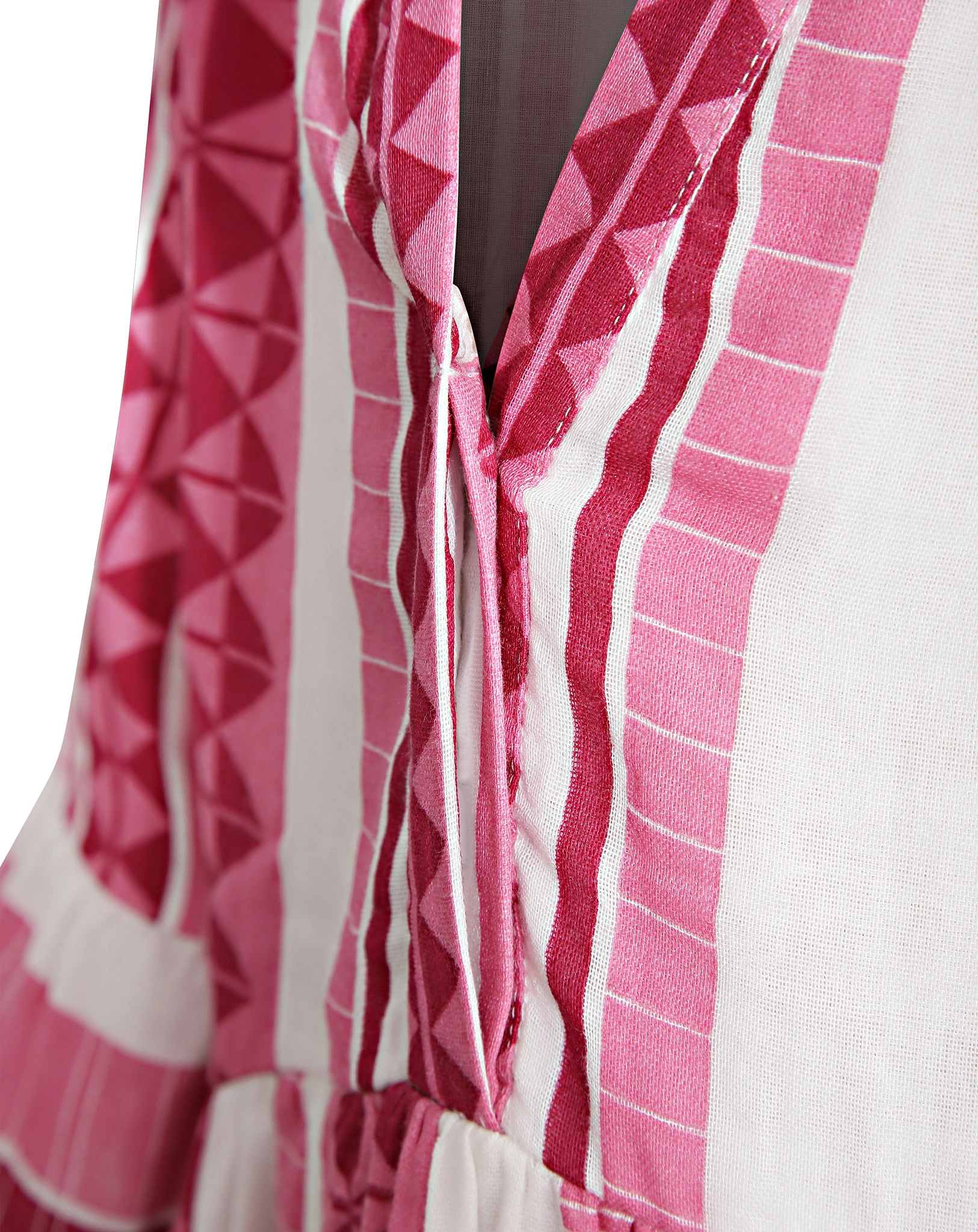 Langarm-Kleid TRIANGLE in light pink