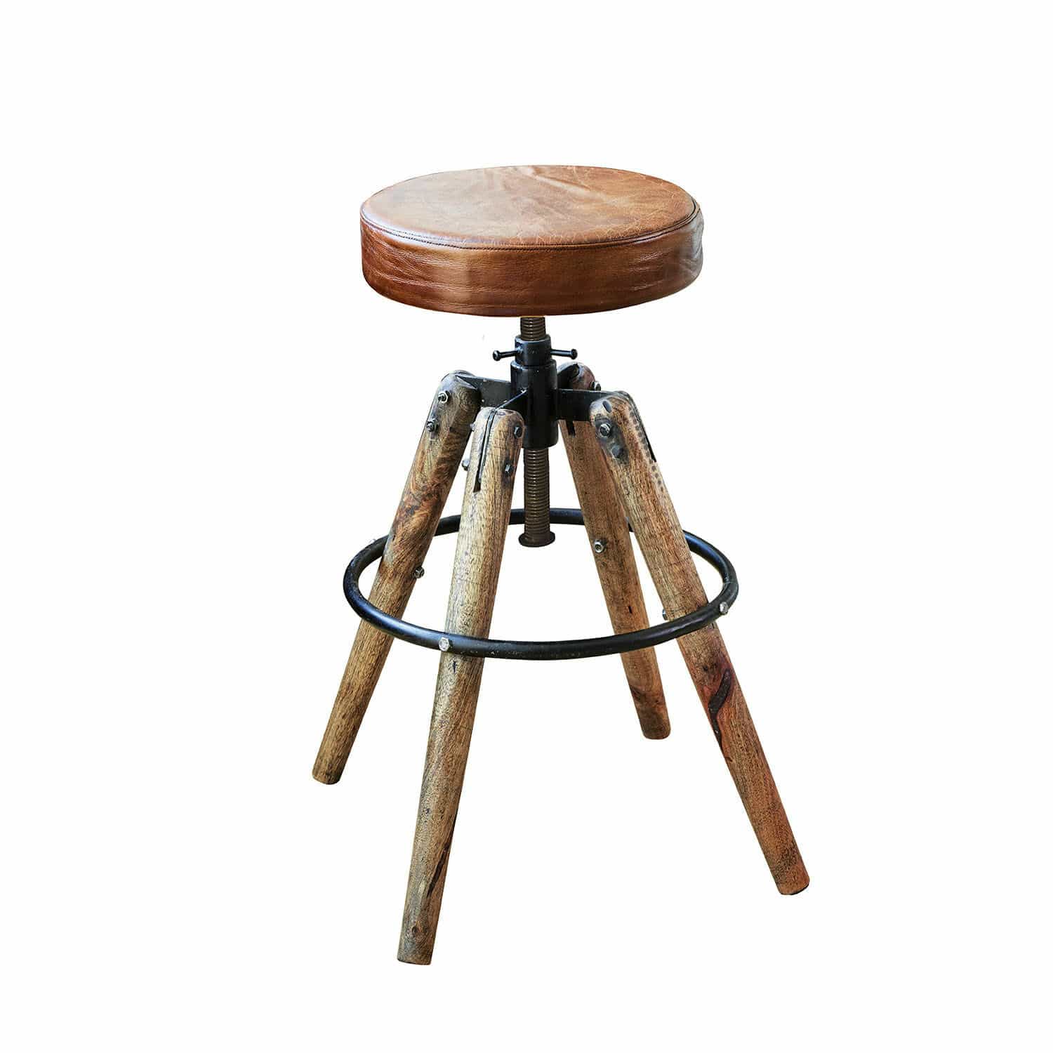 Hocker Twist braun