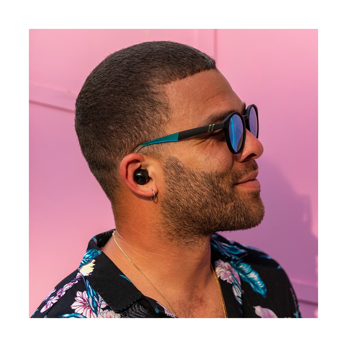 JLab Go Air Pop helt trådløse in-ear hodetelefoner (sort)