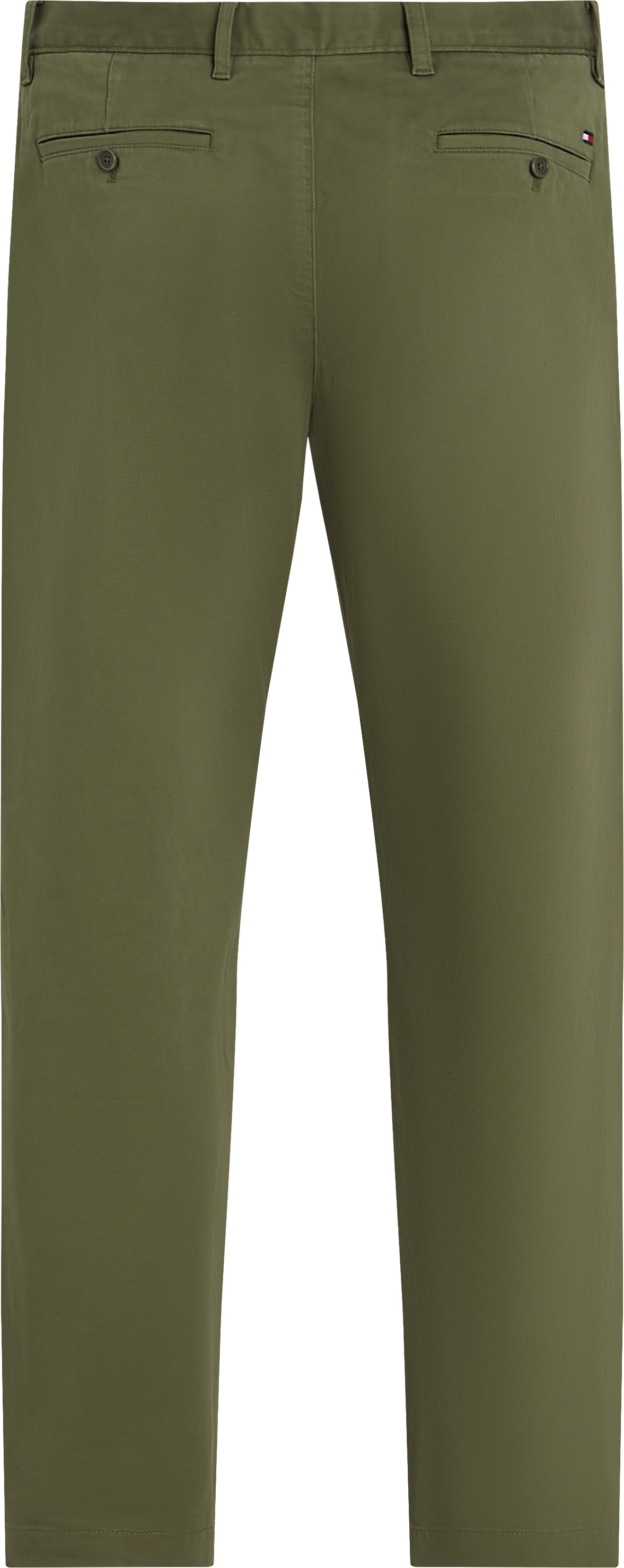 Tommy Hilfiger Chinohose »DENTON CHINO SATIN«  mit Gesässtaschen mit Knopf, Logostickerei
