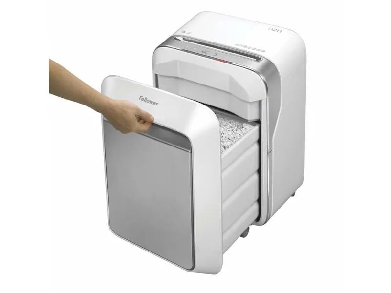 Makulator Fellowes Powershred® LX211 micro-cut 2x12 mm hvid (P-5)