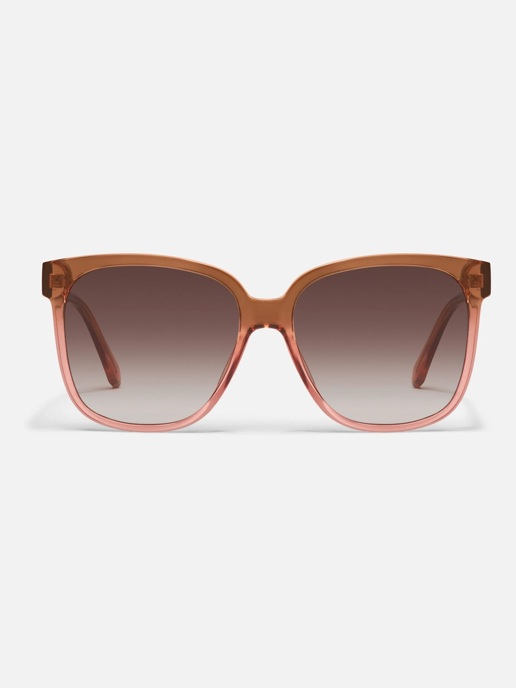 Lichtbruin - QUAY Wide Awake Sunglass