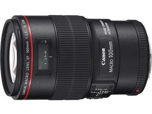 Canon EF - Makroobjektiv - 100 mm - f/2.8 L Macro IS USM - Canon EF - for EOS 1000, 1D, 50, 500, 5D, 7D, Kiss F, Kiss X2, Kiss X3, Rebel T1i, Rebel XS, Rebel XSi