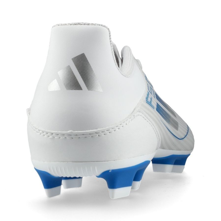 adidas F50 Club FxG Polar Victory - Blanc/Argenté/Bleu