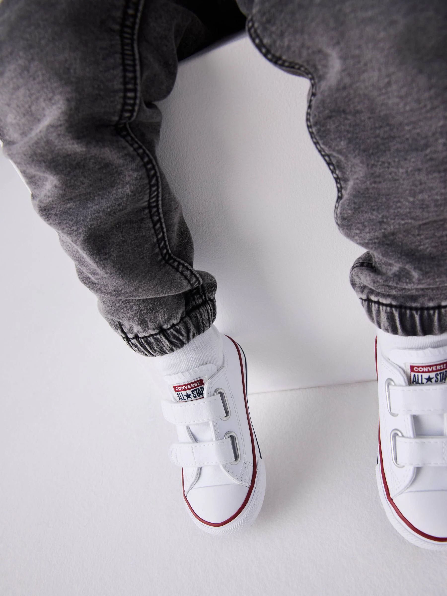 Wit - Converse Chuck Ox 2V sneakers voor peuters