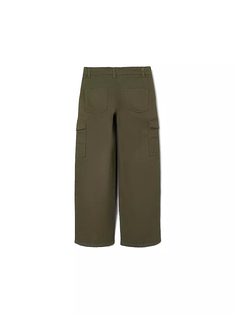 NAME IT Mädchen Cargohose NKFROSE olive