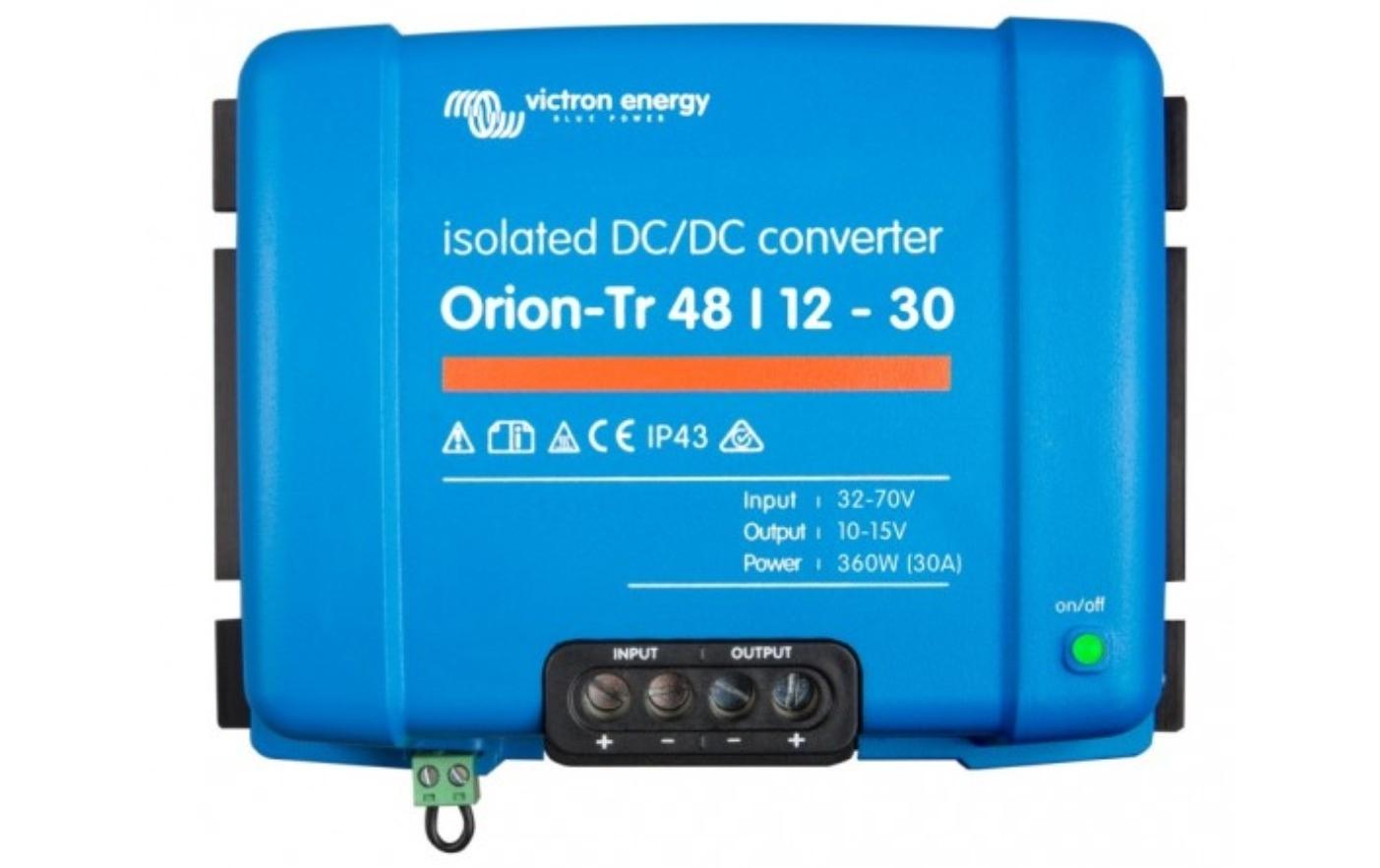 DC/DC Spannungs-Wandler Orion-Tr 48-12 V, 30A 360 W<br>DC-DC Konverter, isoliert