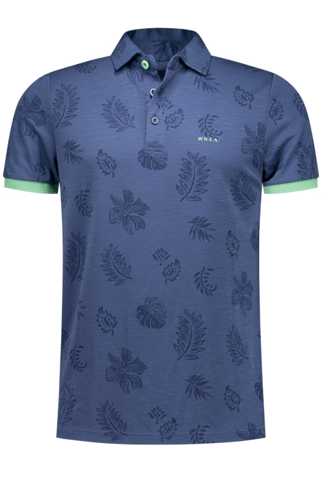 NZA blauwe heren polo