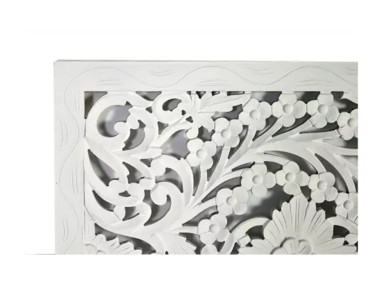 Tête De Lit Bois Blanc 166x3x81cm - Décoration d'Autrefois