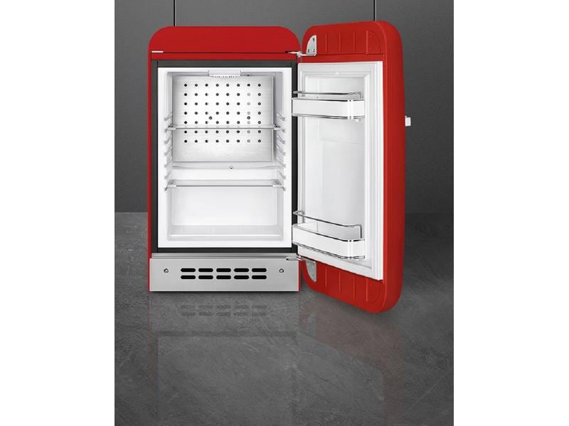 SMEG Kühlschrank FAB5RRD5 Rot Kühlschrank im 50's Style