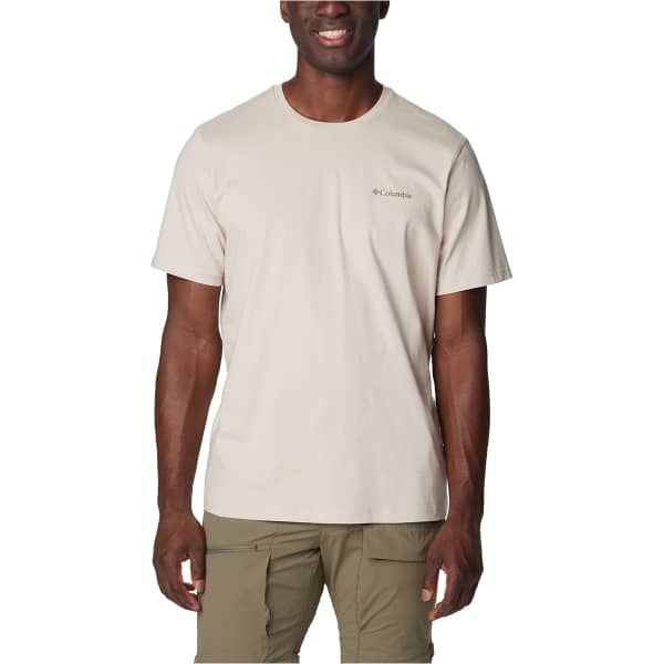 T-shirt COLUMBIA EXPLORERS CANYON BACK SHORT SLEEVE TEE DARK STONE/BEARLY TRIBE