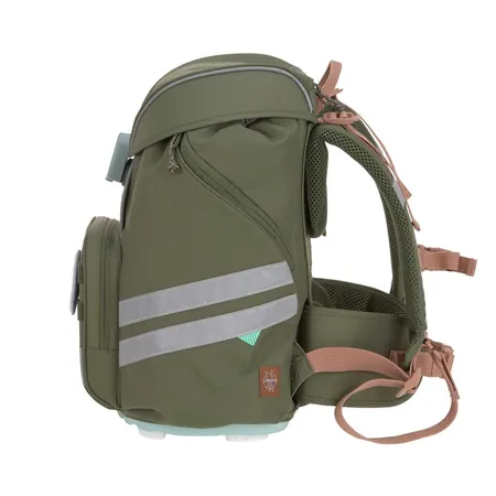 Lässig Schulranzenset Unique Olive, 7-teilig