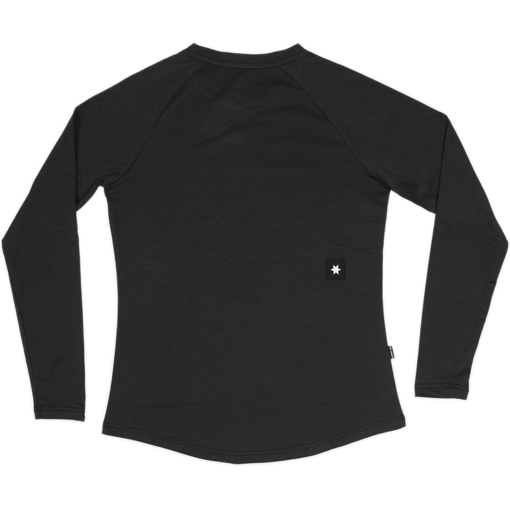 saysky w logo pace longsleeve 634 kwrls05 9001 black