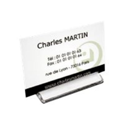 Promocome - Porte-nom support 1 carte