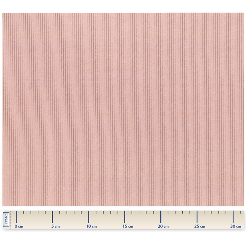 Tissu Velours Côtelé Rose