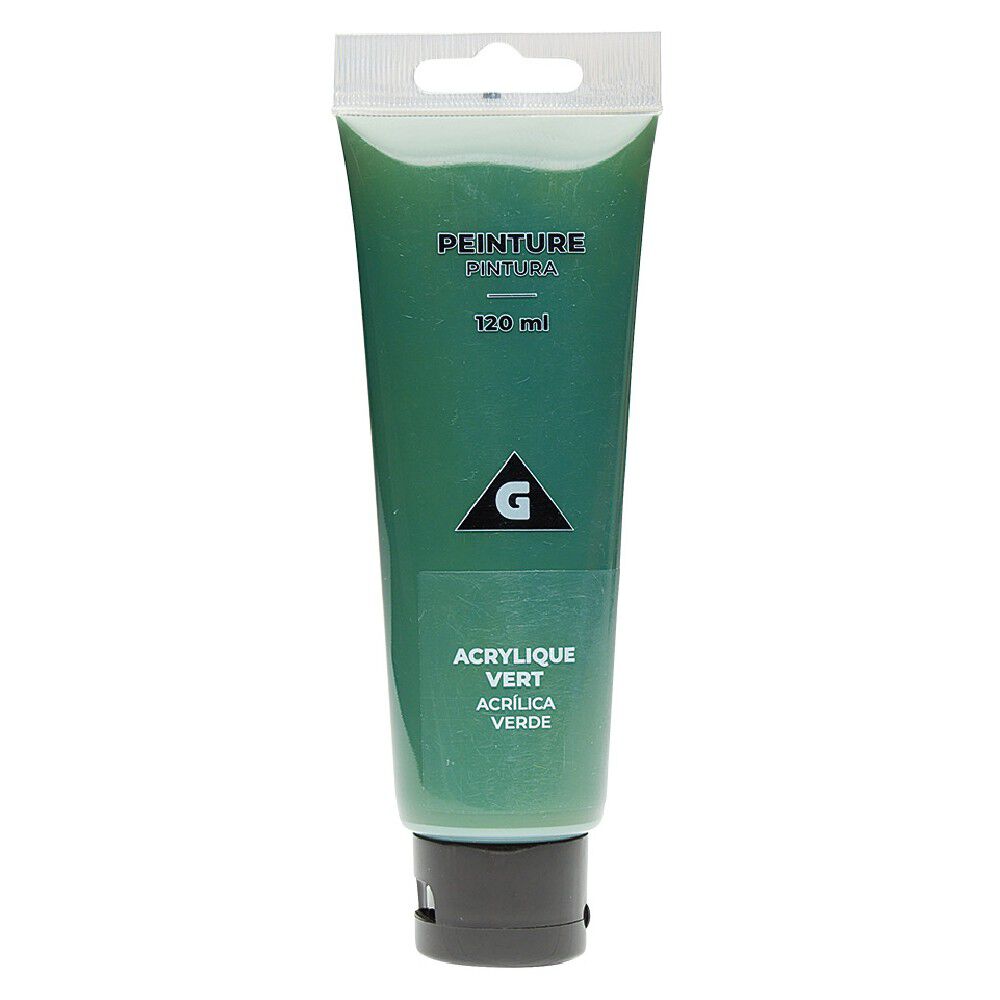 Peinture acrylique vert