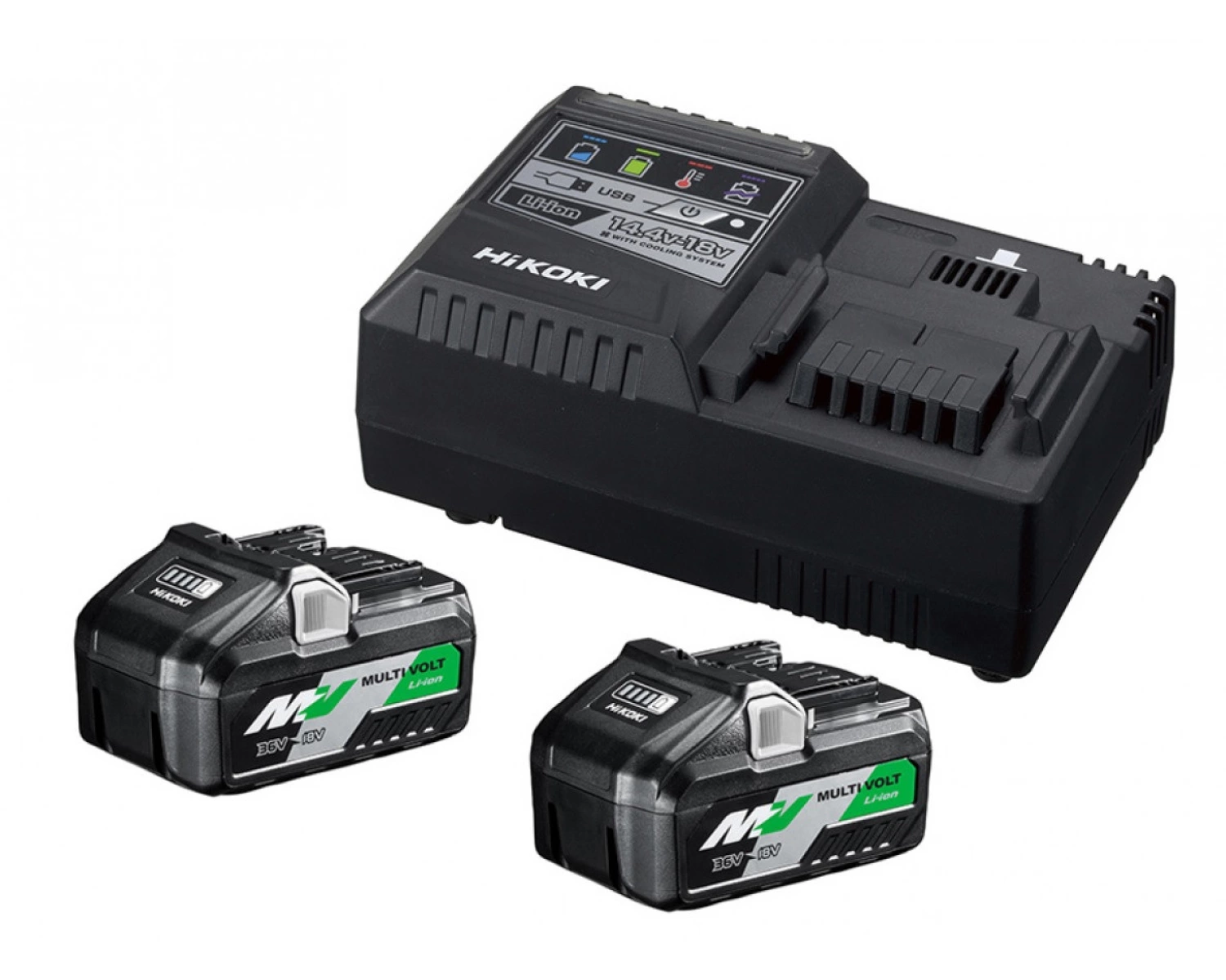HiKOKI 36V MultiVolt Li-ion accu starterset (4.0/8.0Ah)   lader