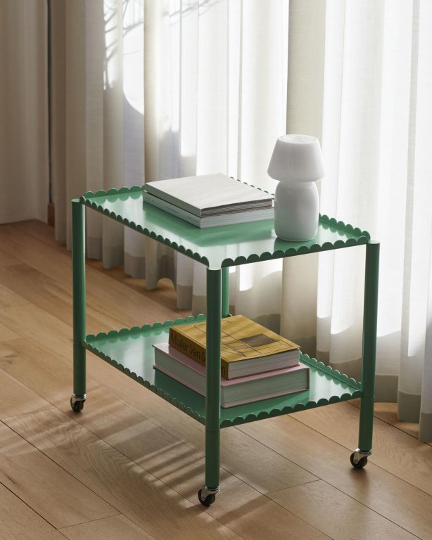 Hay Arcs trolley low Soft Jade