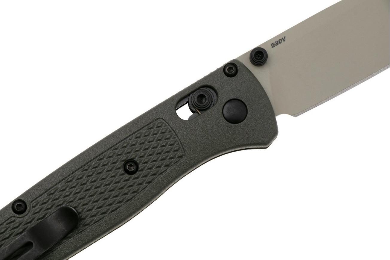 Benchmade Bugout 535TN-11 Cerakote S30V, Dark Olive Grivory, zakmes