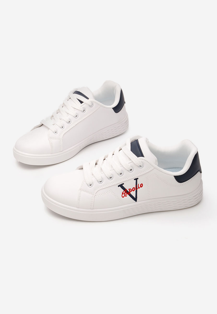 Baskets pour hommes blancs Bobbi