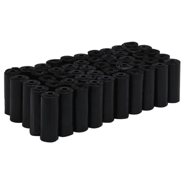 vidaXL Bæsjposer 750 stk svart 30x20 cm PE