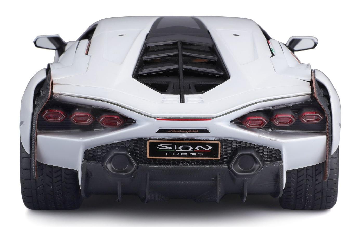 Lamborghini Sian FKP 37 Weiss 1:18Sammlermodell im Massstab 1:18