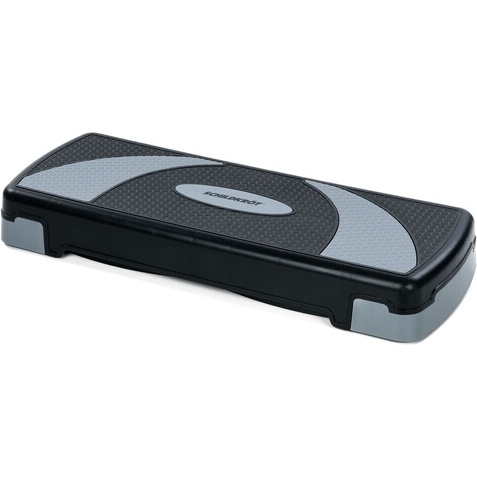 Stepper de fitness, bleu/gris