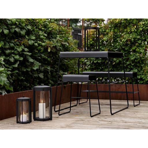 Zone A-Bench Outdoor Bænk, Black