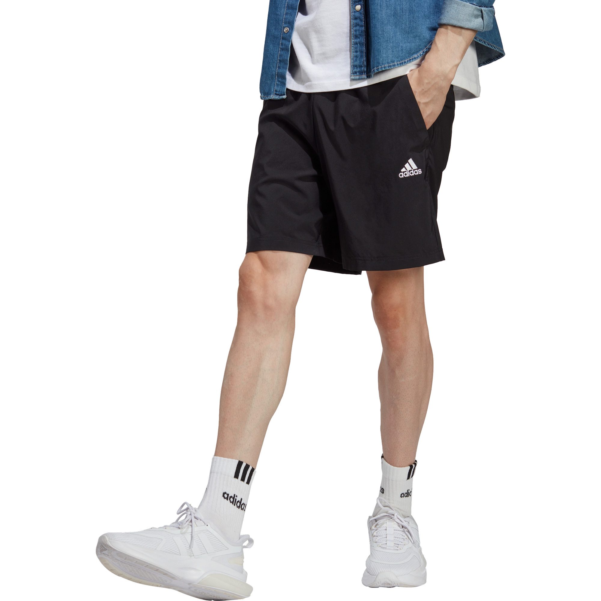 adidas Aeroready Essentials Chelsea Small Logo Shorts Herren schwarz