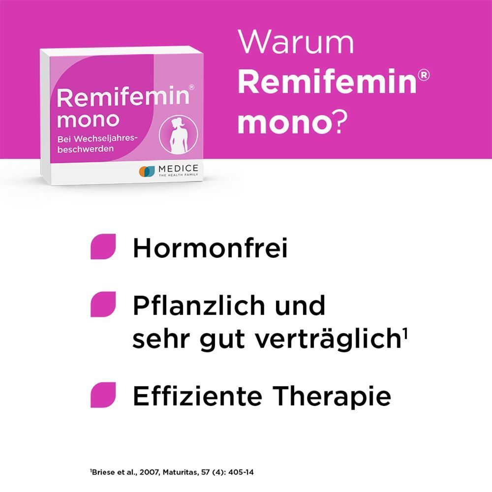 Remifemin mono bei Wechseljahresbeschwerden