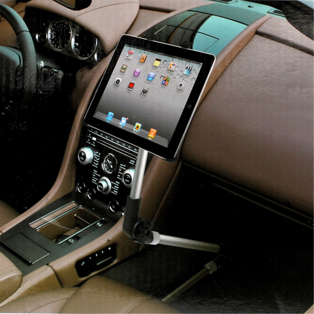 Alu KFZ Auto Stangen Halterung für iPad / Tablets mit 7