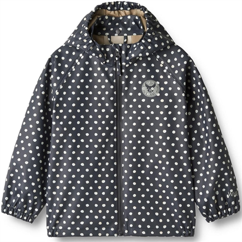 Regnjakke Charlie Ink Dots - Wheat → Luksusbaby.dk