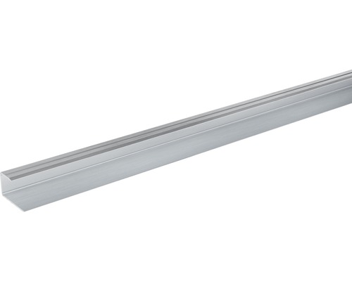 SKANDOR randprofiel, zilver geanodiseerd, voor 14-15 mm planken, 17x29x900 mm