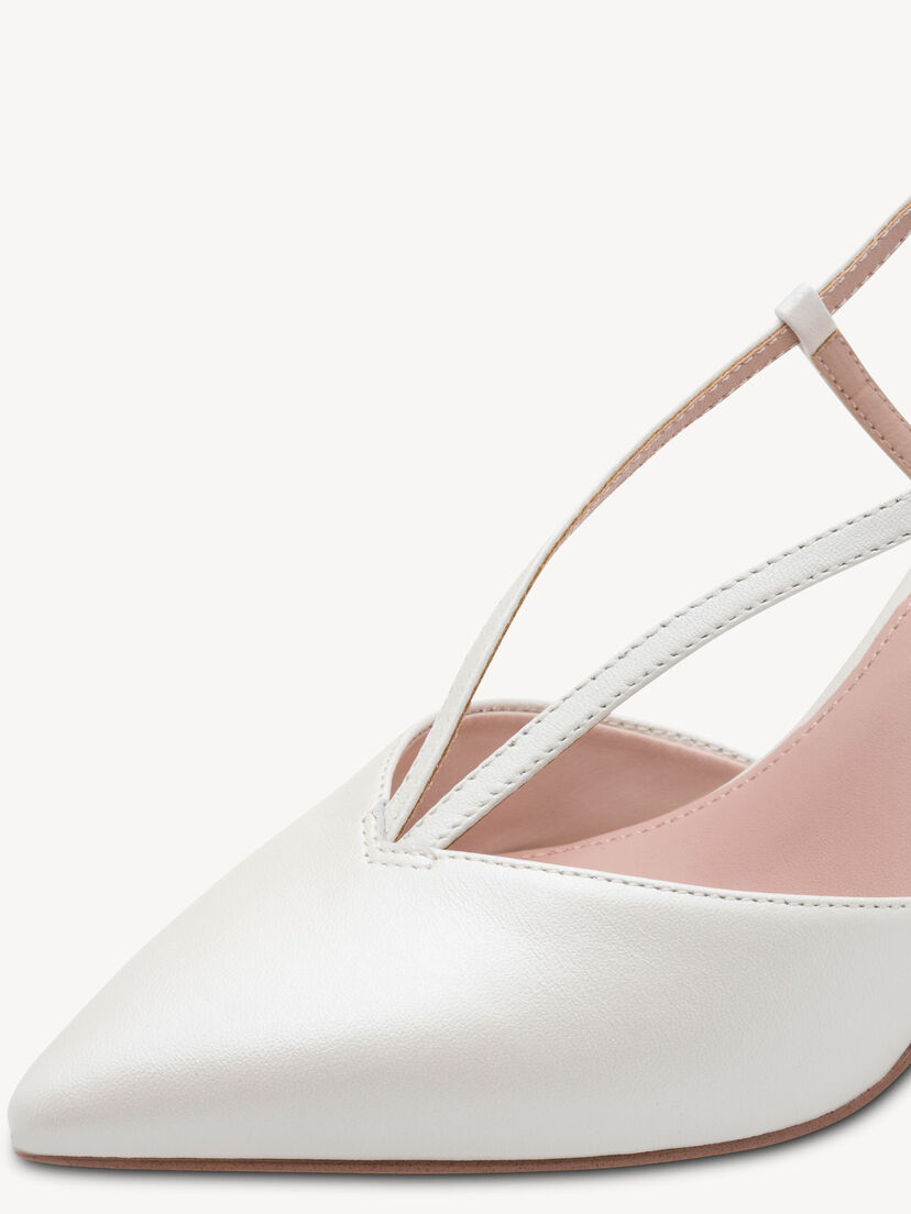 Leren Slingpumps - wit