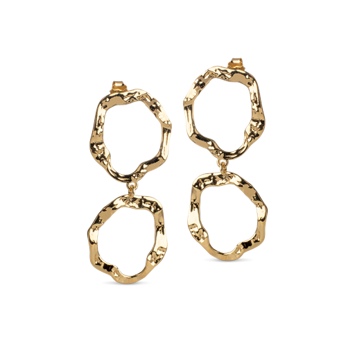 ENAMEL Copenhagen Miriam Øreringe, Gold Plated