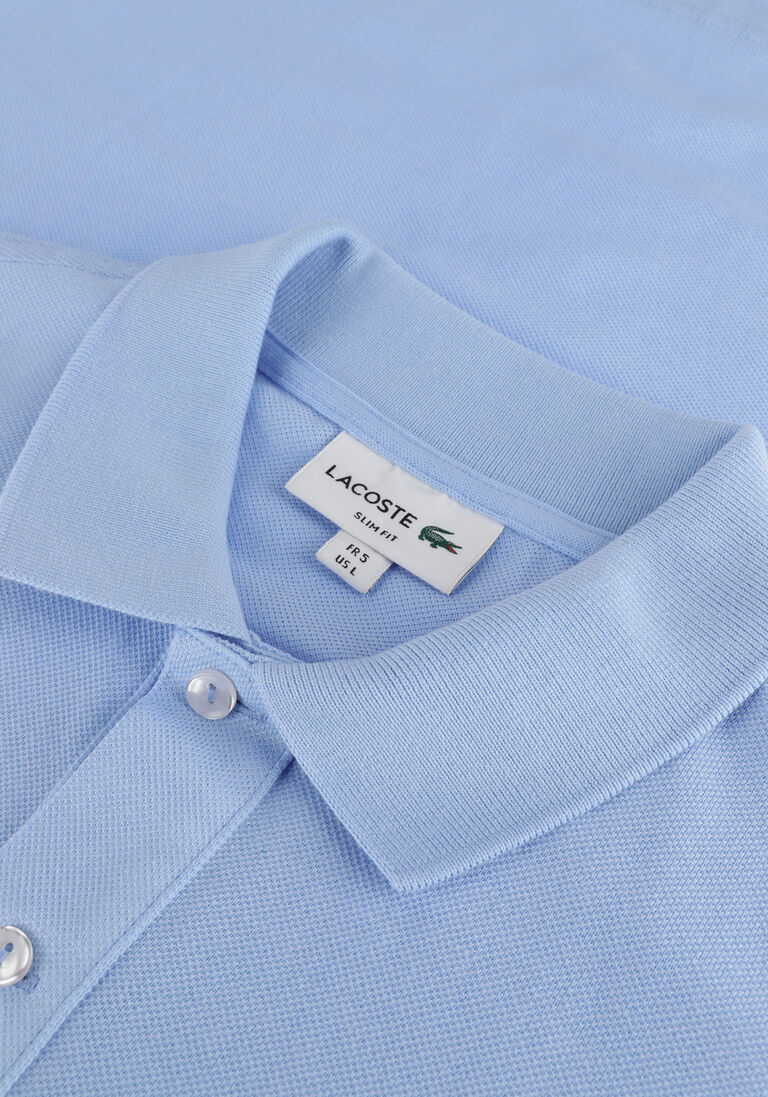 LACOSTE lichtblauwe lacoste polo 1hp3 men's s/s polo 1121