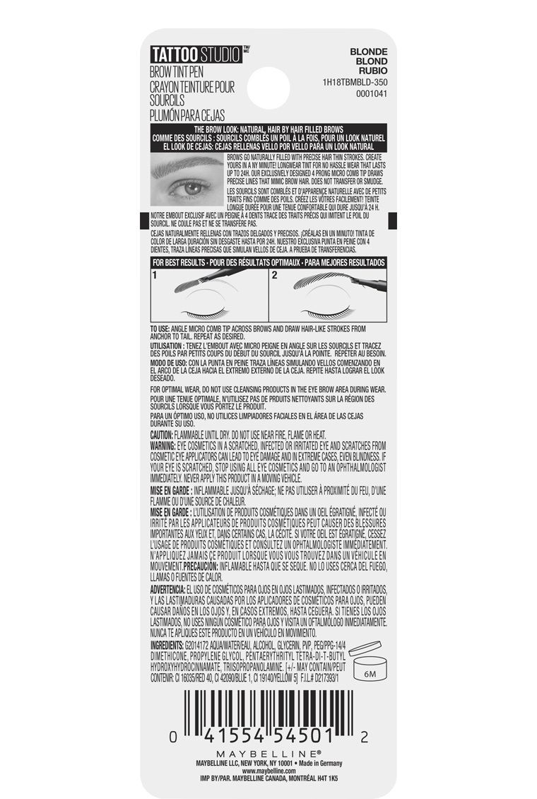 Tattoo brow micro-pen tint