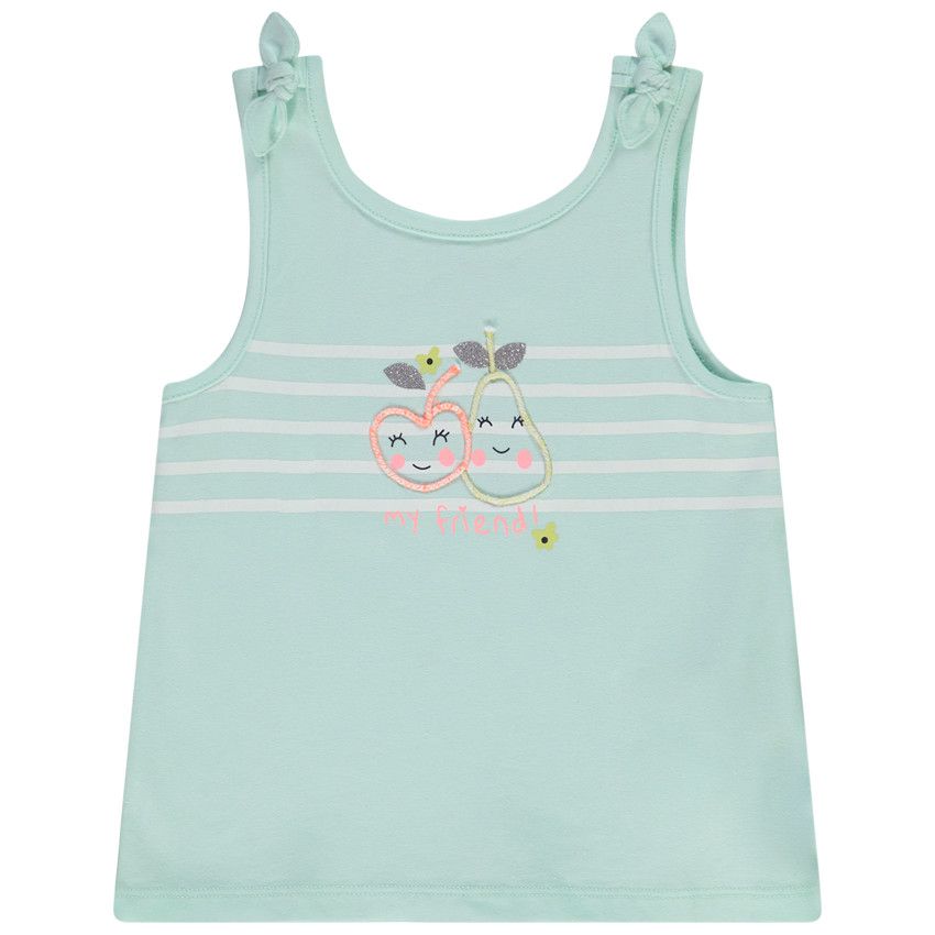 Débardeur print toucan pour bébé fille - Bleu
