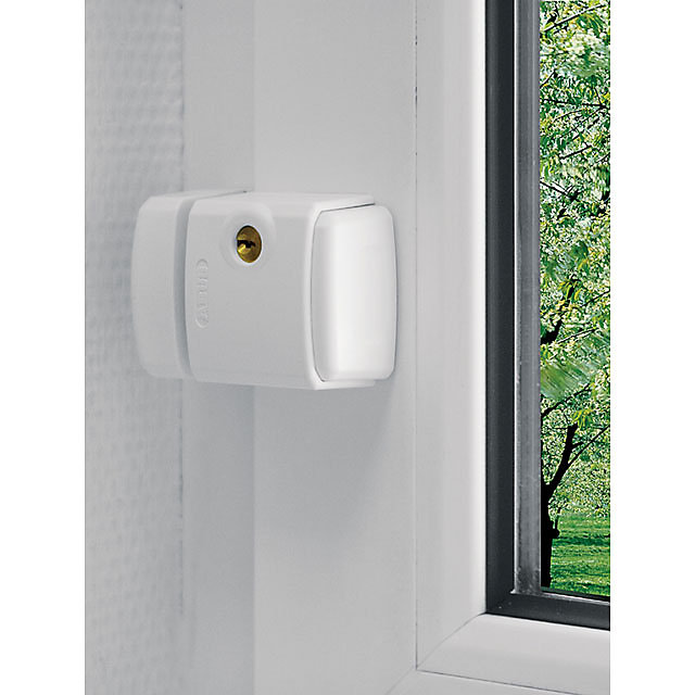 Verrou de fenêtre Abus blanc avec gâche