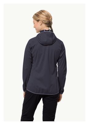 Veste Softshell Jack Wolfskin Go Hike Softshell Gris Femme