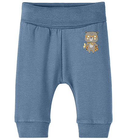 Name It Sweatpants - NbmVonne - Coronet Blue/Hero Bear