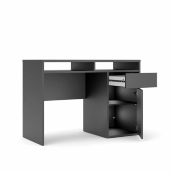 Bureau Eline met kast zwart