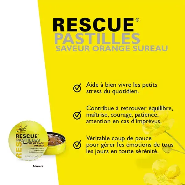 RESCUE Pastilhas de Laranja - 50 g
