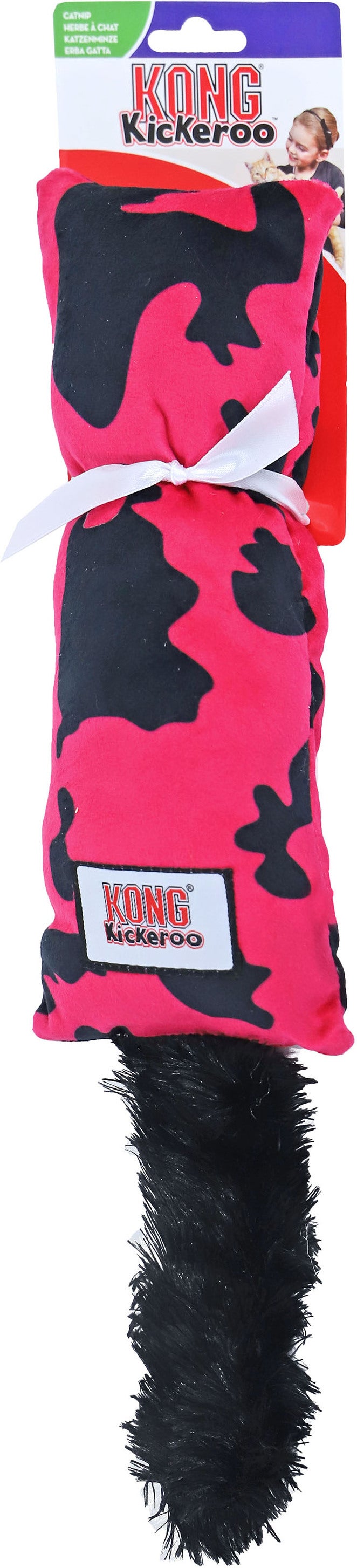 Kong kattenspeelgoed Kickeroo roze 9,5 x 6,4 x 54,6 cm